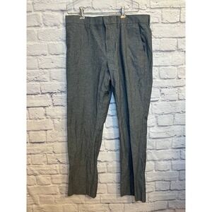 J. Crew Bedford Pants Mens Gray Cotton Blend Chinos Trousers W34 L32
